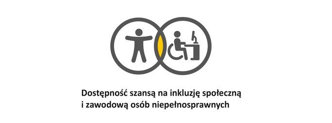Logo konferencji „Dostępność szansą na inkluzję społeczną i zawodową osób niepełnosprawnych”