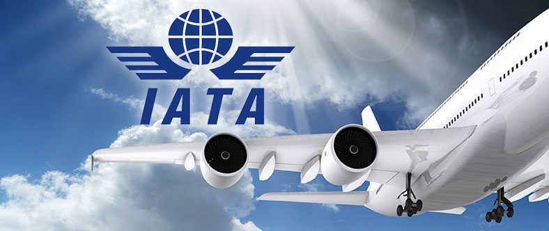 Samolot i logo IATA